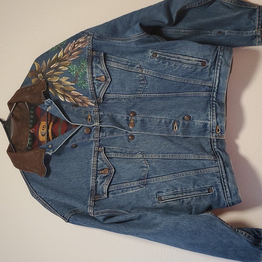 ID Wear Vintage Denim Jean Jacket Women L